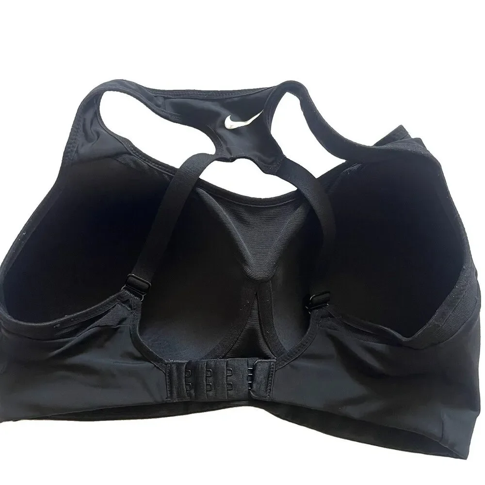 Nike Dri-FIT Alpha Sports Bra Womens S Black High Support Gym Yoga Activewear